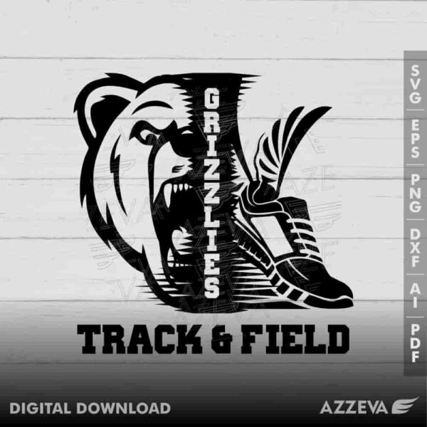 grizz track field svg design azzeva.com 23100317