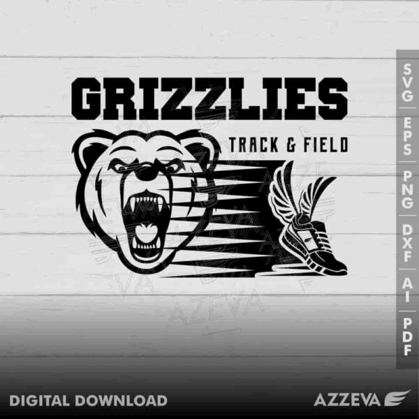 grizz track field svg design azzeva.com 23100653