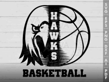 hawk basketball svg design azzeva.com 23100066