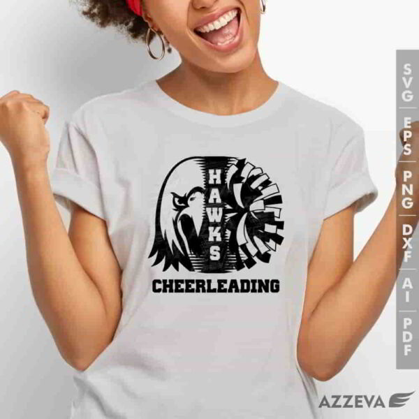 hawk cheerleadigng svg tshirt design azzeva.com 23100366