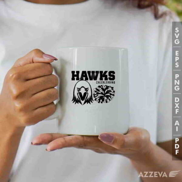 hawks cheerleading svg mug design azzeva.com 23100688