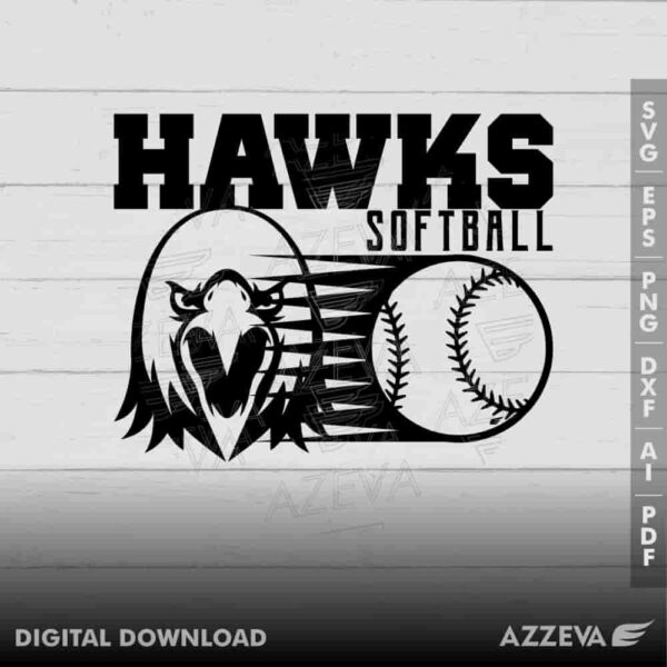 hawks softball svg design azzeva.com 23100568