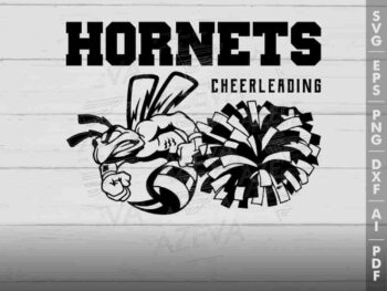 hornet cheerleading svg design azzeva.com 23100711
