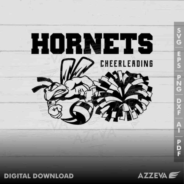 hornet cheerleading svg design azzeva.com 23100711