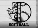 hornet softball svg design azzeva.com 23100246
