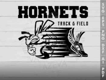 hornet track field svg design azzeva.com 23100671