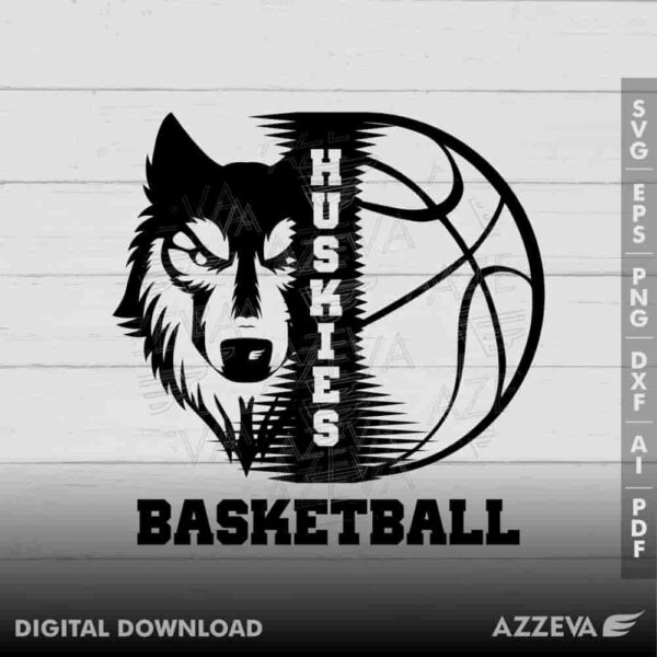 husky basketball svg design azzeva.com 23100077