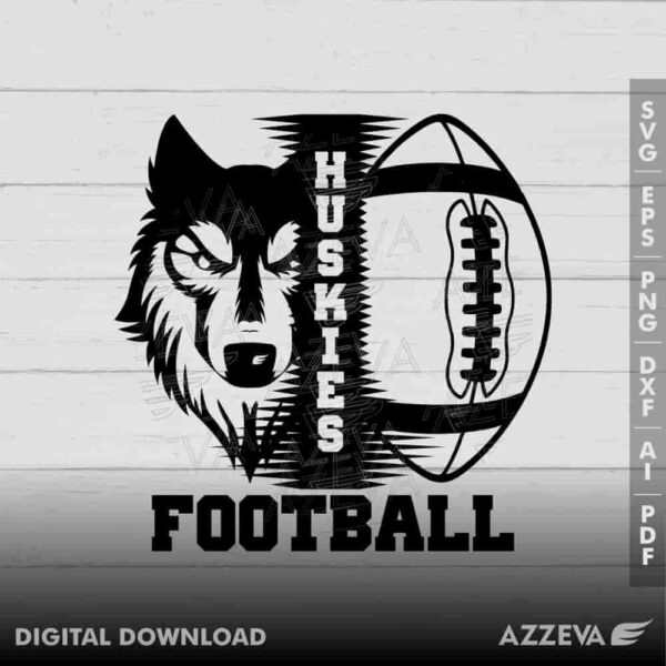 husky football svg design azzeva.com 23100027