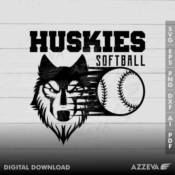 husky softball svg design azzeva.com 23100580