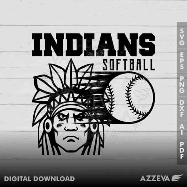 indian softball svg design azzeva.com 23100592