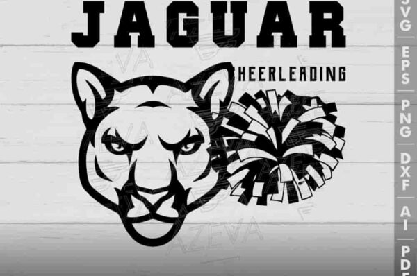 jaguar cheerleading svg design azzeva.com 23100726
