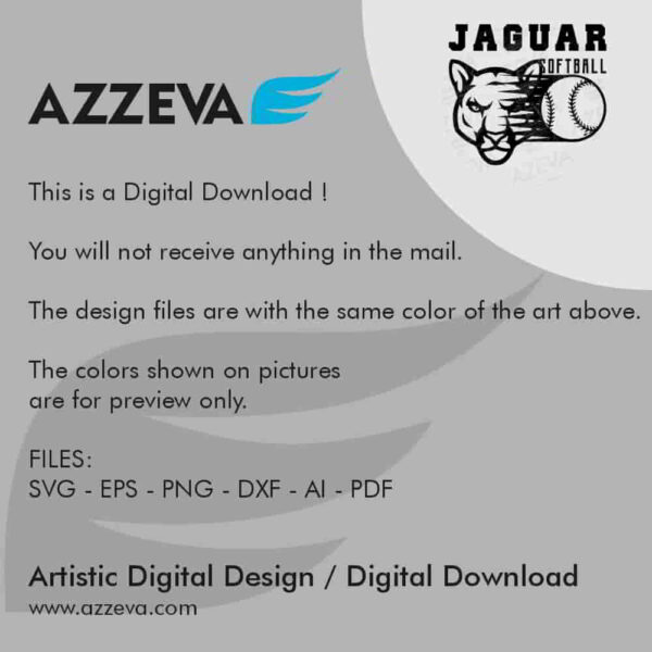 jaguar softball svg design readme azzeva.com 23100606
