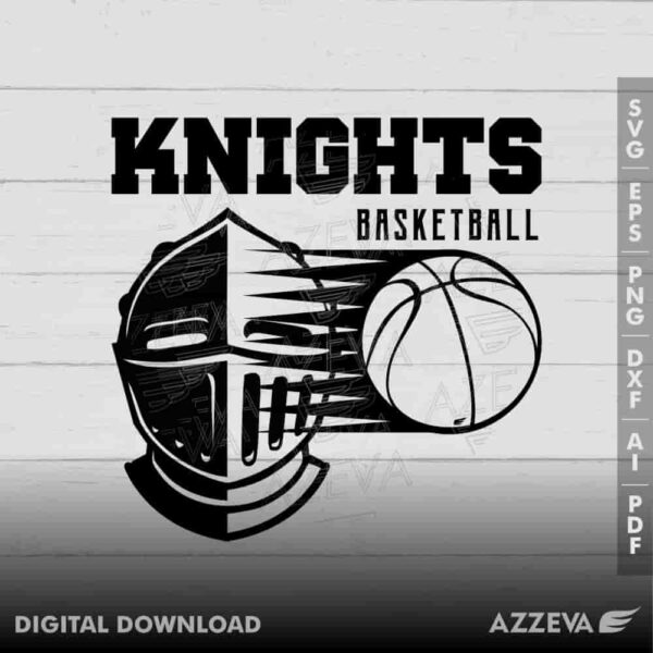 knight basketball svg design azzeva.com 23100520