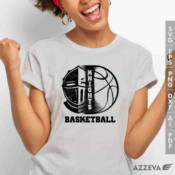 knight basketball svg tshirt design azzeva.com 23100094