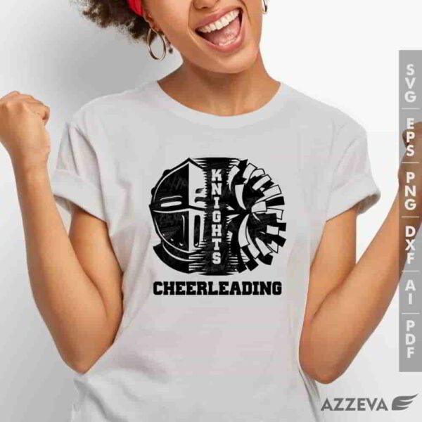 knight cheerleadigng svg tshirt design azzeva.com 23100394