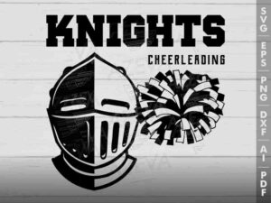 knight cheerleading svg design azzeva.com 23100720