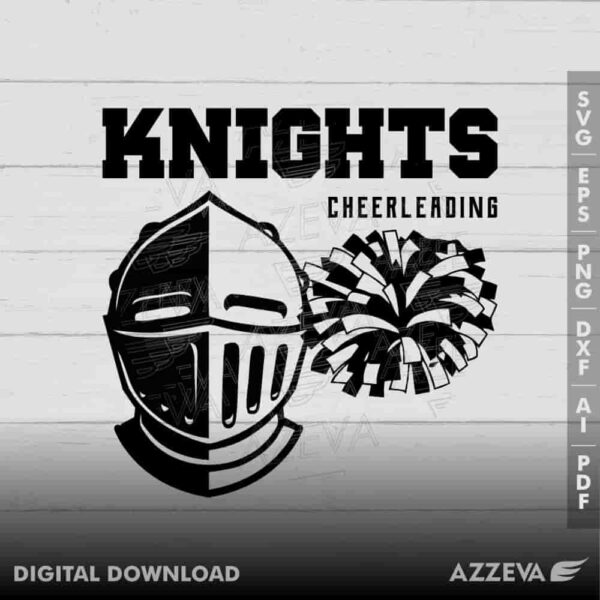 knight cheerleading svg design azzeva.com 23100720