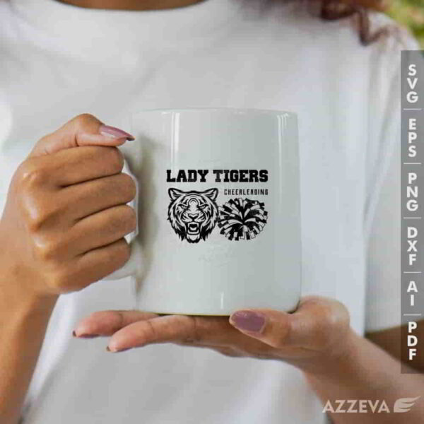 lady tiger cheerleading svg mug design azzeva.com 23100691
