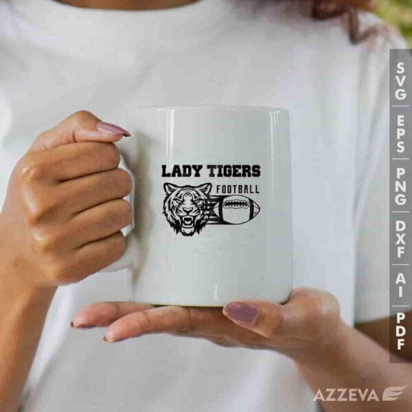 lady tiger football svg mug design azzeva.com 23100451