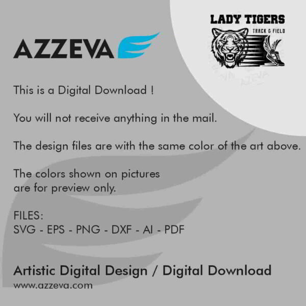 lady tiger track field svg design readme azzeva.com 23100651