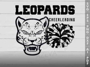 leopard cheerleading svg design azzeva.com 23100715