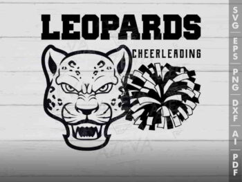 leopard cheerleading svg design azzeva.com 23100715