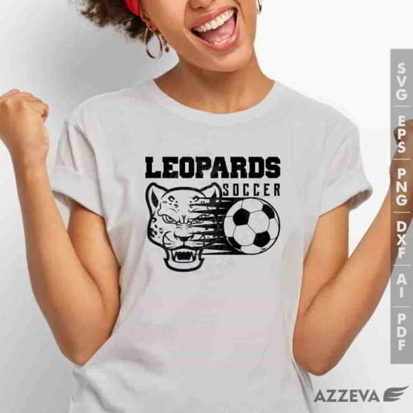 leopard soccer svg tshirt design azzeva.com 23100635
