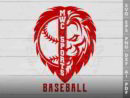 lion baseball svg design azzeva.com 23100733