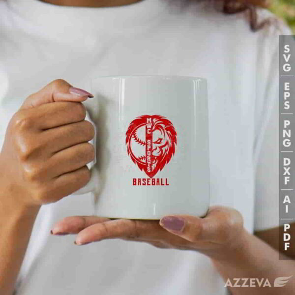 lion baseball svg mug design azzeva.com 23100733