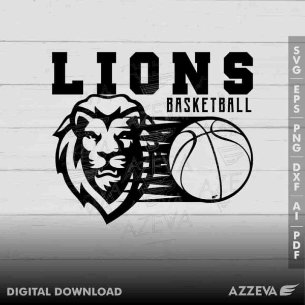 lion basketball svg design azzeva.com 23100518