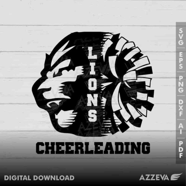 lion cheerleadigng svg design azzeva.com 23100404