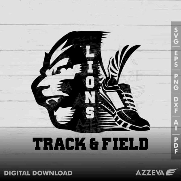 lion track field svg design azzeva.com 23100354