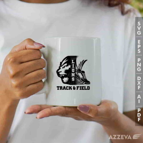 lion track field svg mug design azzeva.com 23100354