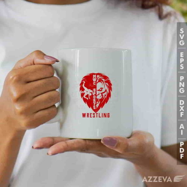 lion wrestling svg mug design azzeva.com 23100730