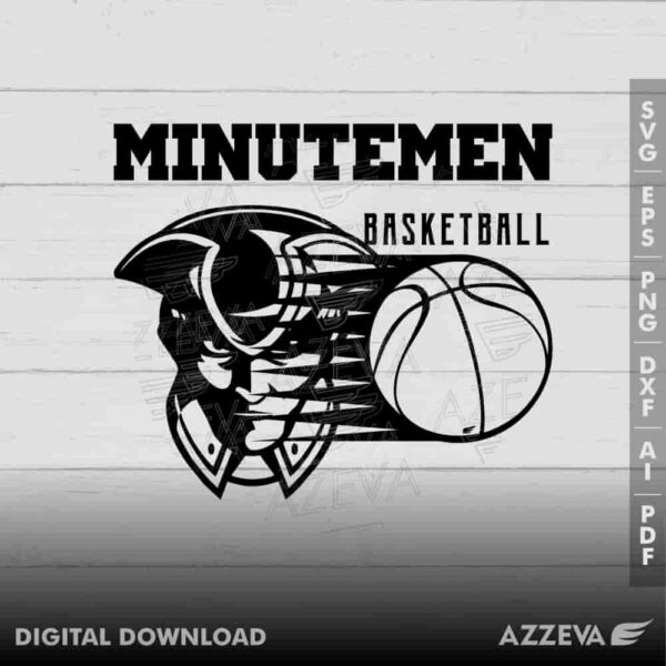 minutemen basketball svg design azzeva.com 23100496