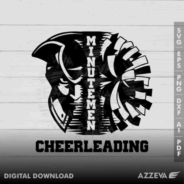 minutemen cheerleadigng svg design azzeva.com 23100371