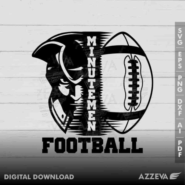 minutemen football svg design azzeva.com 23100021