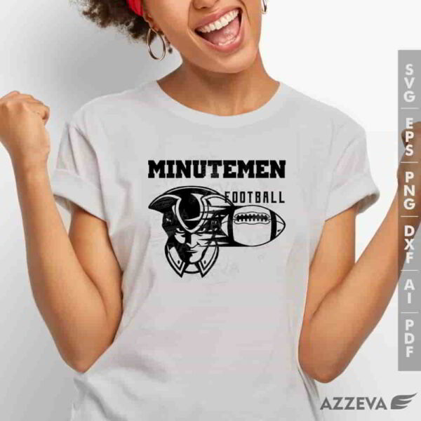 minutemen football svg tshirt design azzeva.com 23100456