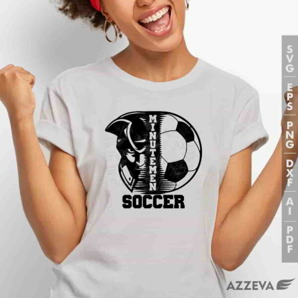minutemen soccer svg tshirt design azzeva.com 23100271
