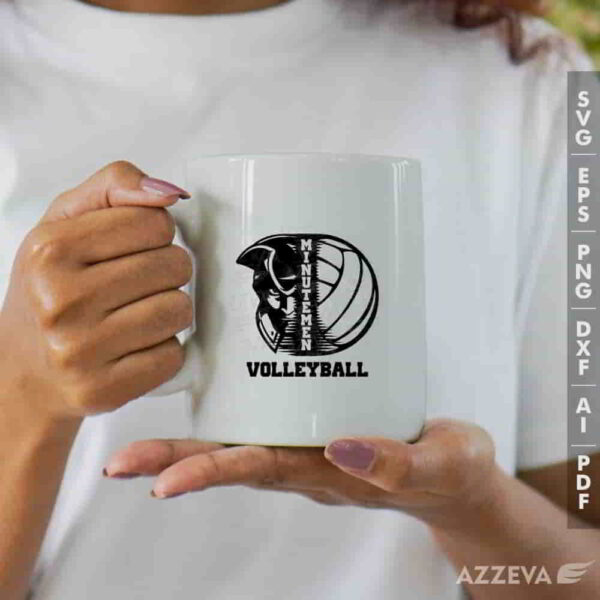 minutemen volleyball svg mug design azzeva.com 23100121