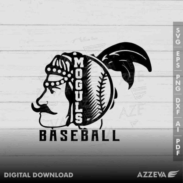 mogul baseball svg design azzeva.com 23100802