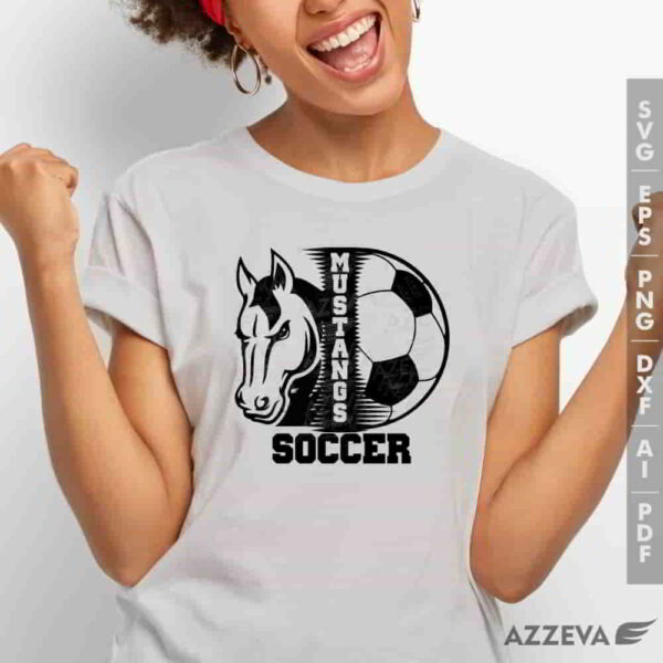 mustang soccer svg tshirt design azzeva.com 23100263