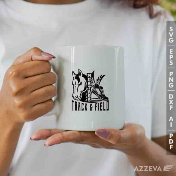 mustang track field svg mug design azzeva.com 23100005