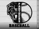panther baseball svg design azzeva.com 23100161