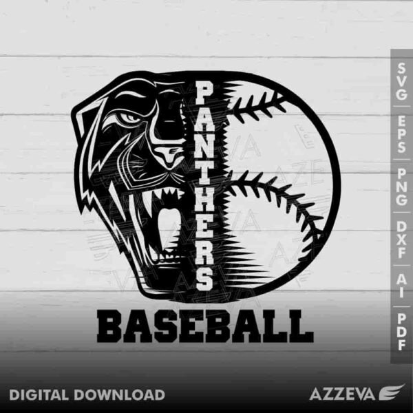 panther baseball svg design azzeva.com 23100161
