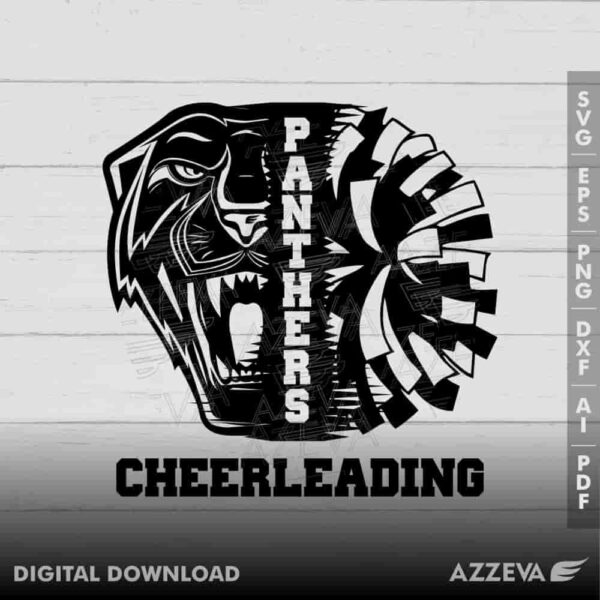 panther cheerleadigng svg design azzeva.com 23100361