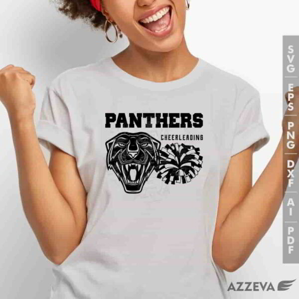 panther cheerleading svg tshirt design azzeva.com 23100699