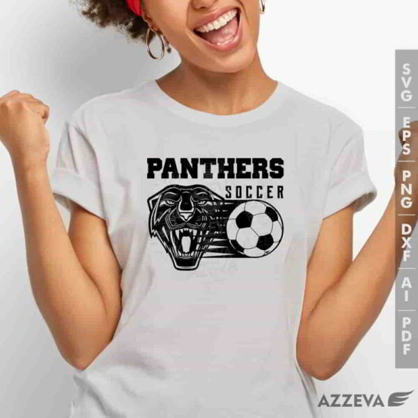 panther soccer svg tshirt design azzeva.com 23100619