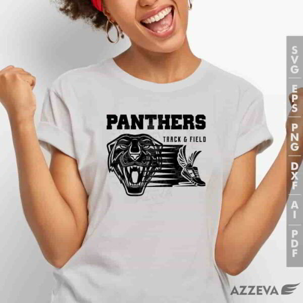 panther track field svg tshirt design azzeva.com 23100659