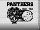 panther volleyball svg design azzeva.com 23100419